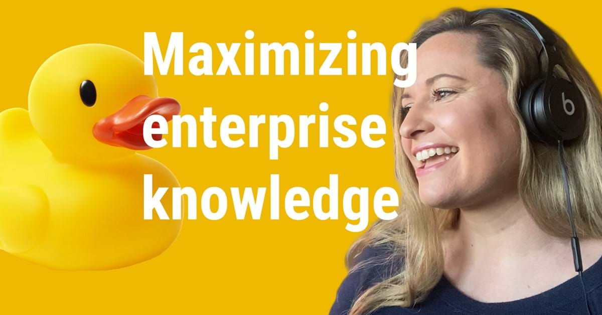 Maximizing enterprise knowledge