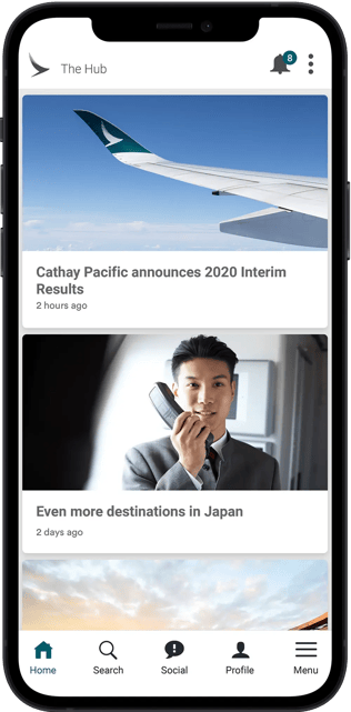 Cathay Pacific Launching an award-winning mobile intranet case study